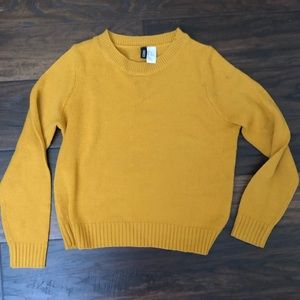 H&M DIVIDED mustard sweater S